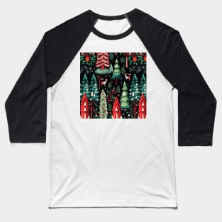 Christmas night in the forest IV Baseball T-Shirt